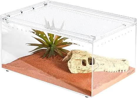 Repti Zoo Terrario acrílico de 30 x 20 x 15 cm