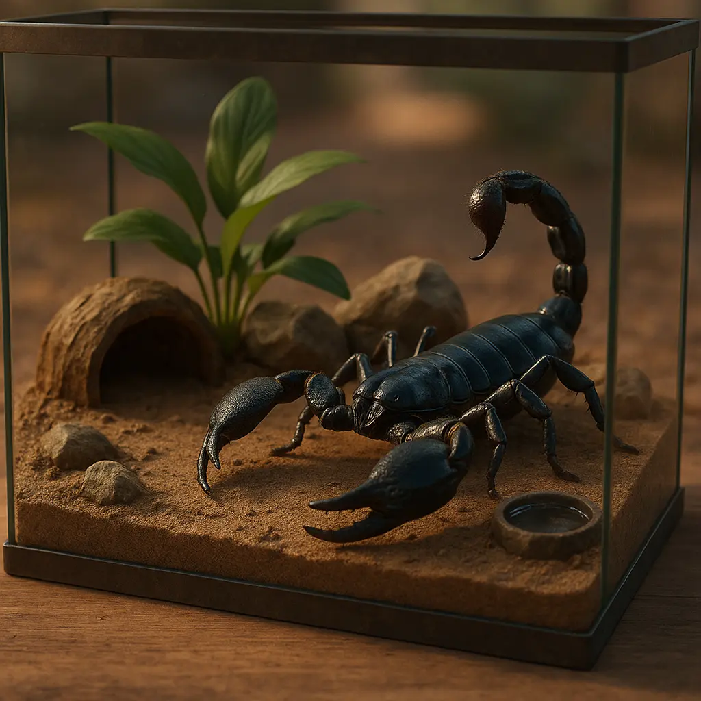 Terrario para Escorpión Emperador