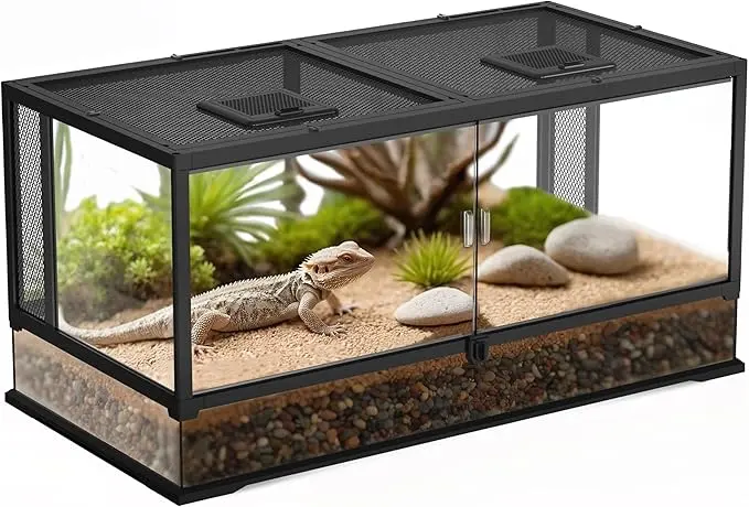 Eckpo – Terrario de vidrio 48 gal
