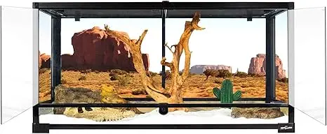 REPTI ZOO  Terrario de vidrio para reptiles