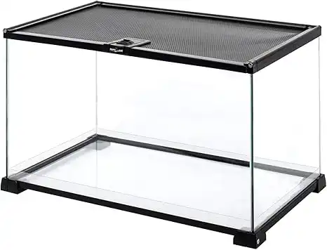 REPTI ZOO Tanque de vidrio completo de 15 galones
