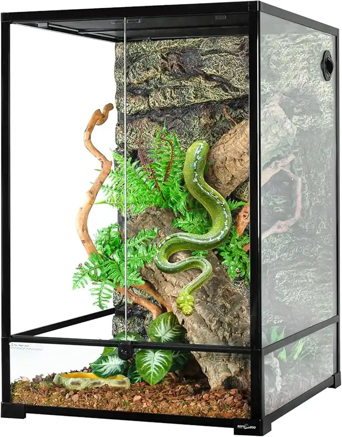 Terrario para reptiles grande de 90 x 60 x 60 cm