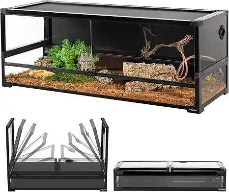 Terrario Repti Zoo para reptiles de 120 x 45 x 45 cm