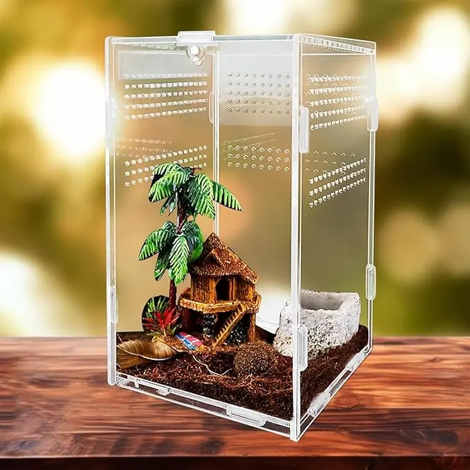 Terrario Acrílico UBJUBT para Insectos y Arácnidos