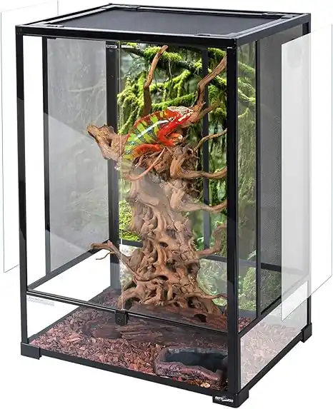 REPTI ZOO Terrario con ventilación de malla