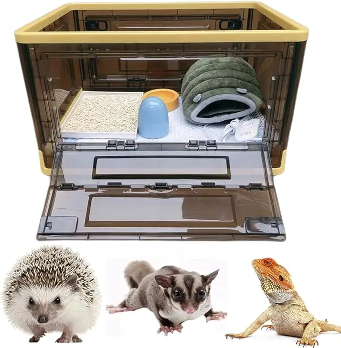 HAICHEN TEC jaula portátil para erizos y hámsters