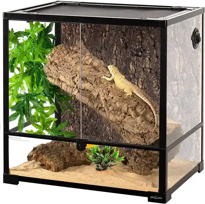 Terrario Repti Zoo para reptiles de 60 x 45 x 60 cm