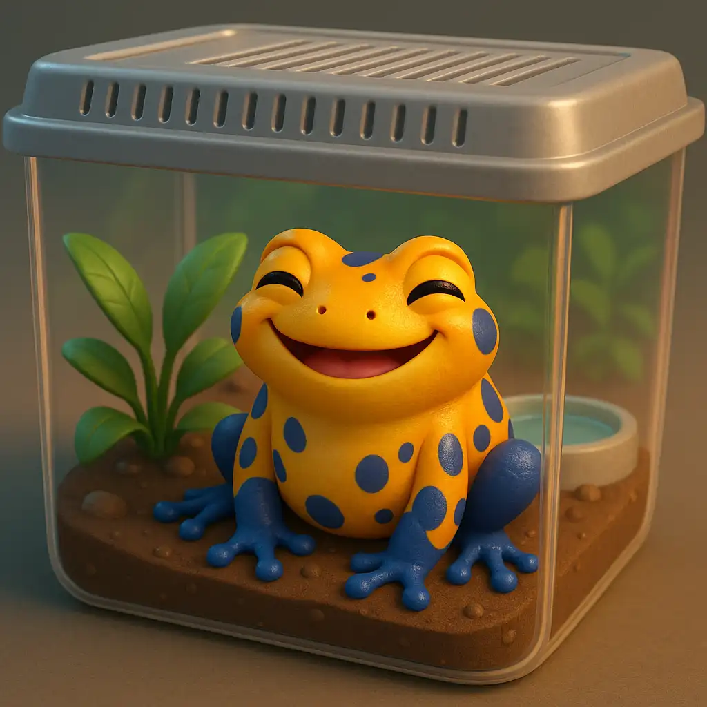 Terrario de plástico