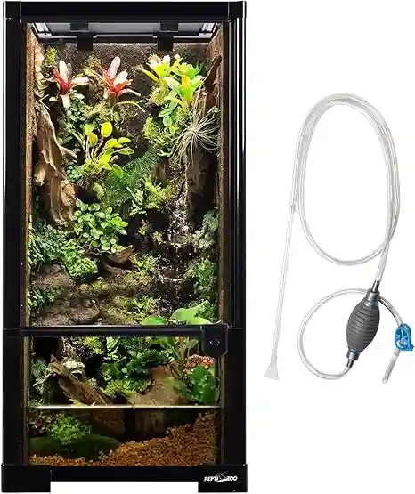 Repti Zoo Terrario de Vidrio para Crestado