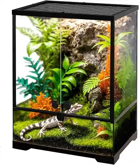 Terrario profesional de vidrio Neptonion