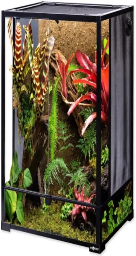 Terrario Alto para Geckos de 60 x 45 x 90 cm