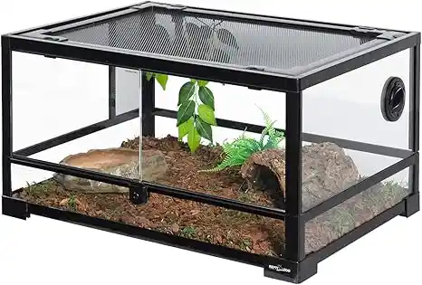Terrario para geckos de vidrio REPTI ZOO