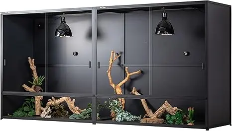 Terrario para iguanas adultas de 240x60x120cm