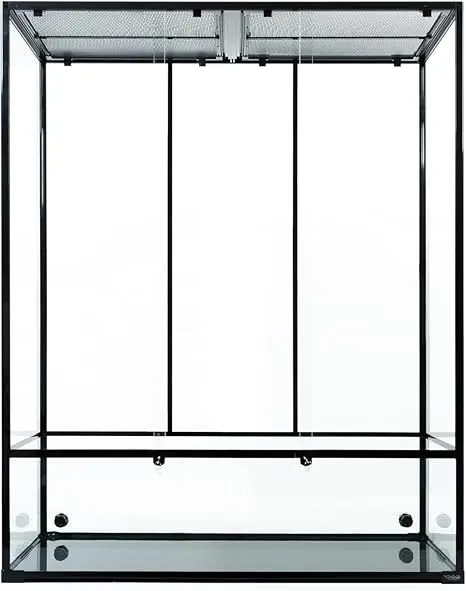 Terrario de vidrio de 120 x 60 x 150 cm