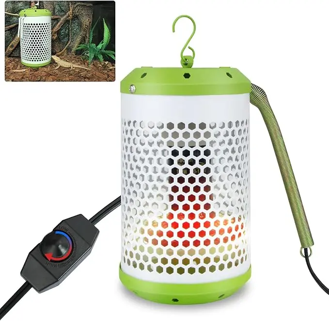 Lámpara de calor para terrario de boa