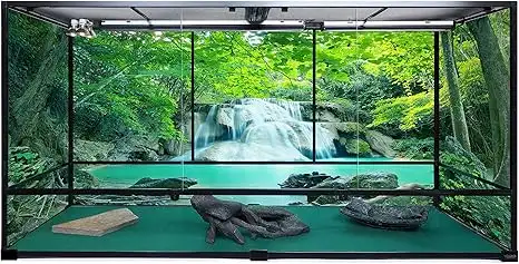 Terrario gigante profundo para boa constrictor
