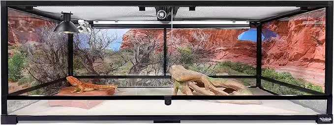 Terrario para serpiente de agua grande