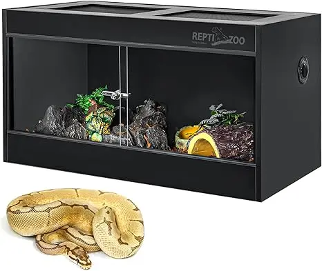 Terrario para reptiles de PVC de 50 galones