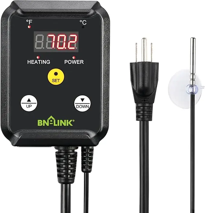 Termostato térmico para controlar tu terrario