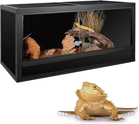 Terrario de Madera para Pitón Birmana de 50 gal