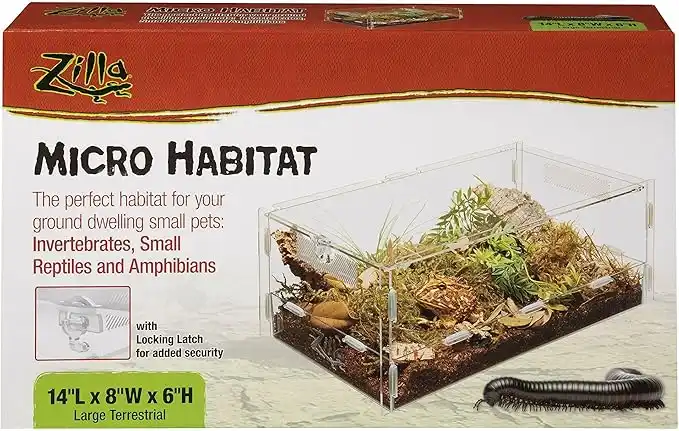 Zilla Micro Habitat para Pequeños Reptiles