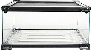 Hábitat de terrario de vidrio para reptiles QuickBuild
