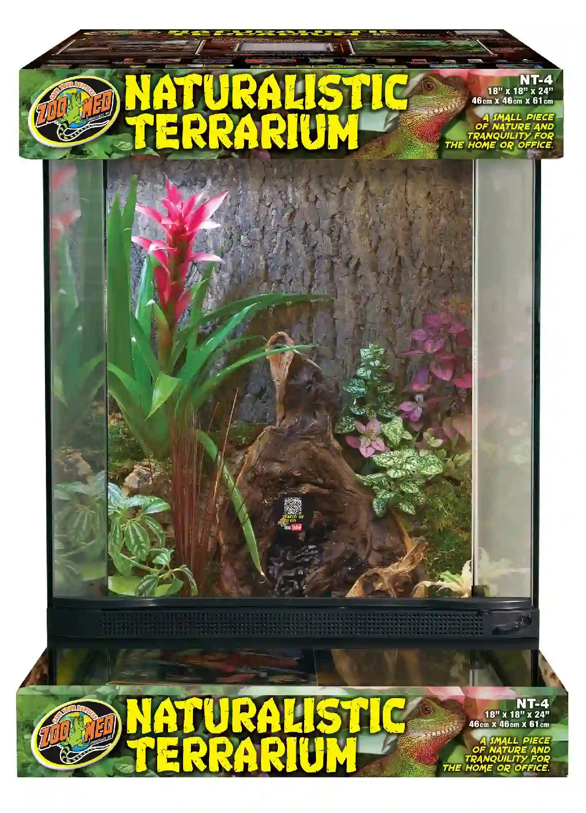 Terrario Zoo Med con reptil